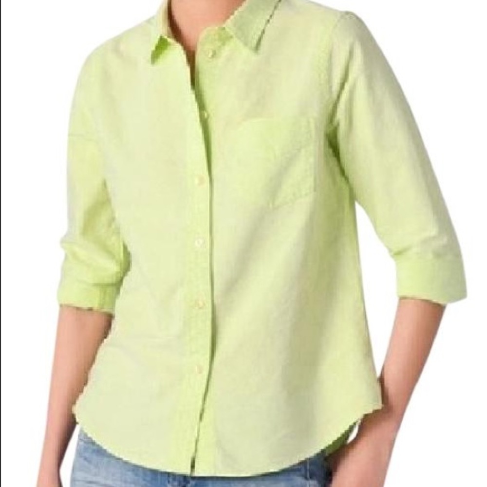 Pastel Green Oxford Shirt from Madewell